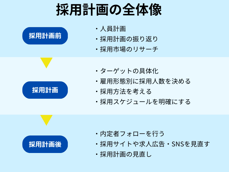 採用計画の全体像